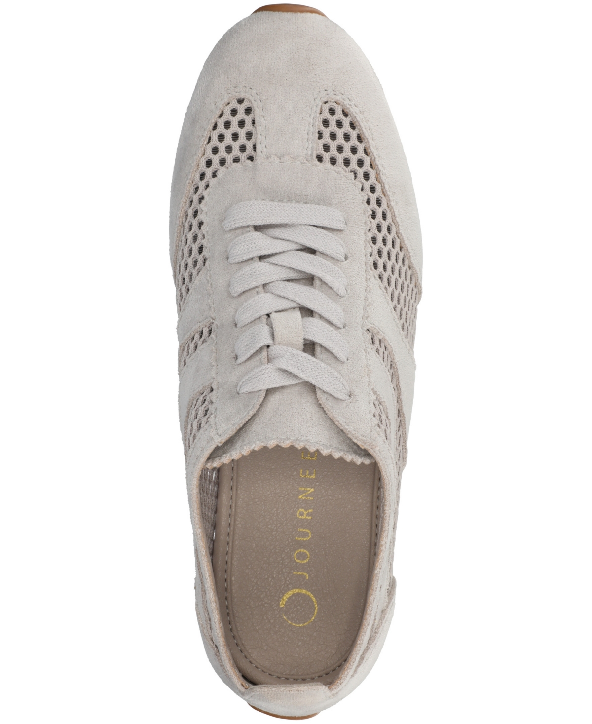 Journee Collection Women's Chasse Mesh Lace Up Sneakers