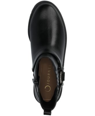 Women's Kalistah Round Toe Casual Comfort Moto Boots