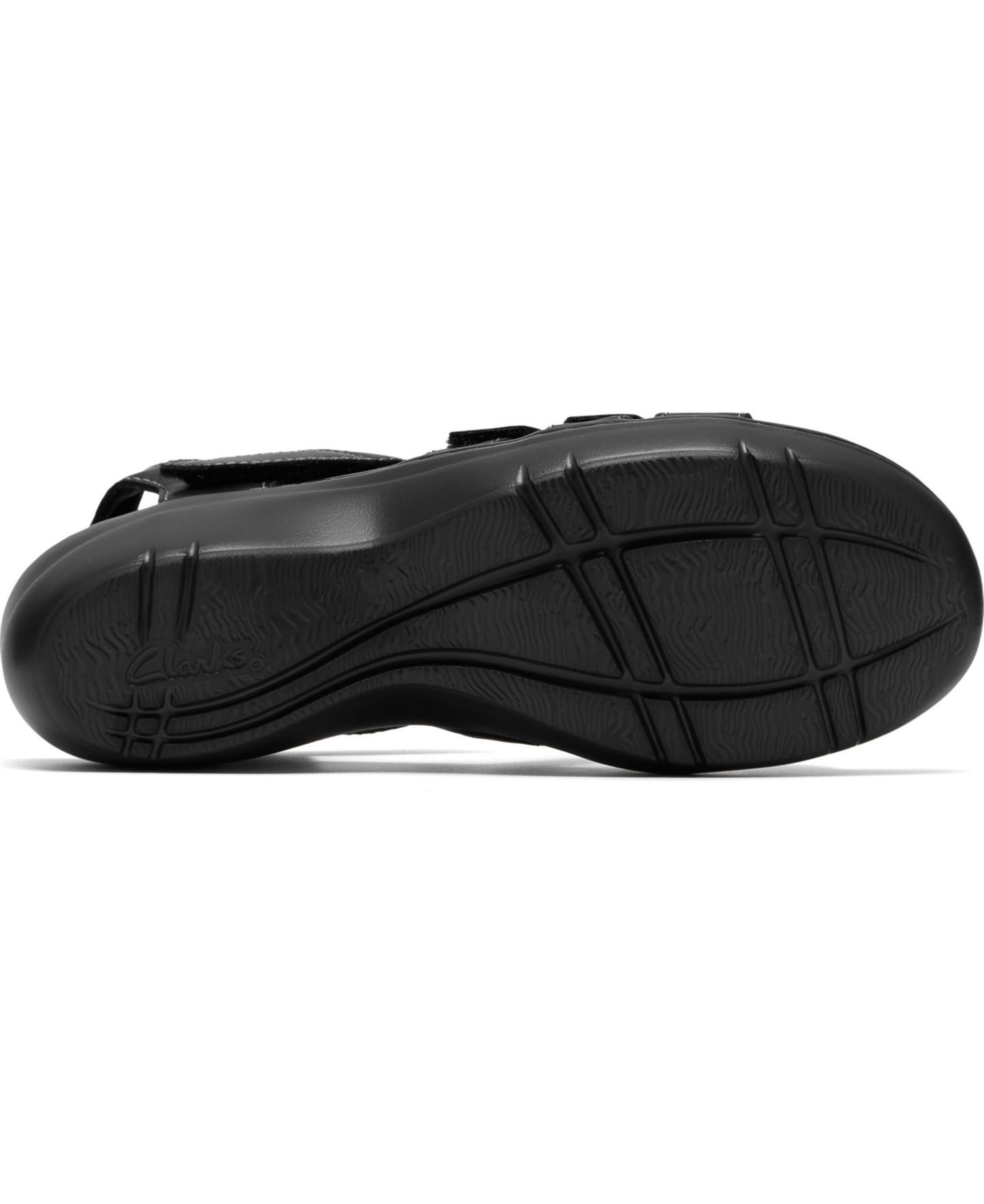 Женские сандалии Clarks Collection Merliah2 Ruby Round Toe, цвет: Чёрный кожаный — фото 6