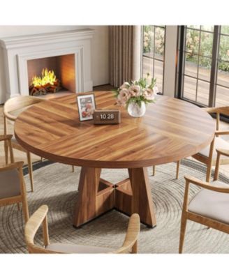 Kitchen Table Round Dining Table for 4  Round Dinner Table Farmhouse