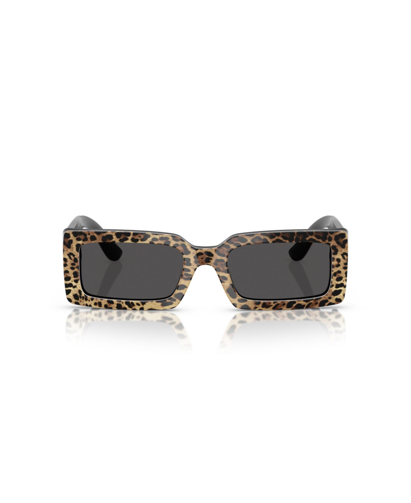 Женские солнцезащитные очки Dolce&Gabbana Rectangle Sunglasses, DG4416, цвет: Синий белый — фото 7