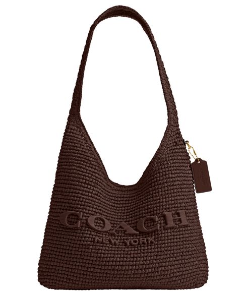 Женские сумки COACH Brooklyn Medium Straw Shoulder Handbag 28