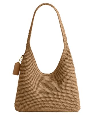 Brooklyn Medium Straw Shoulder Bag 28
