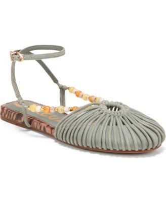 Women's Kassie Caged Ankle Strap Flat Sandals
