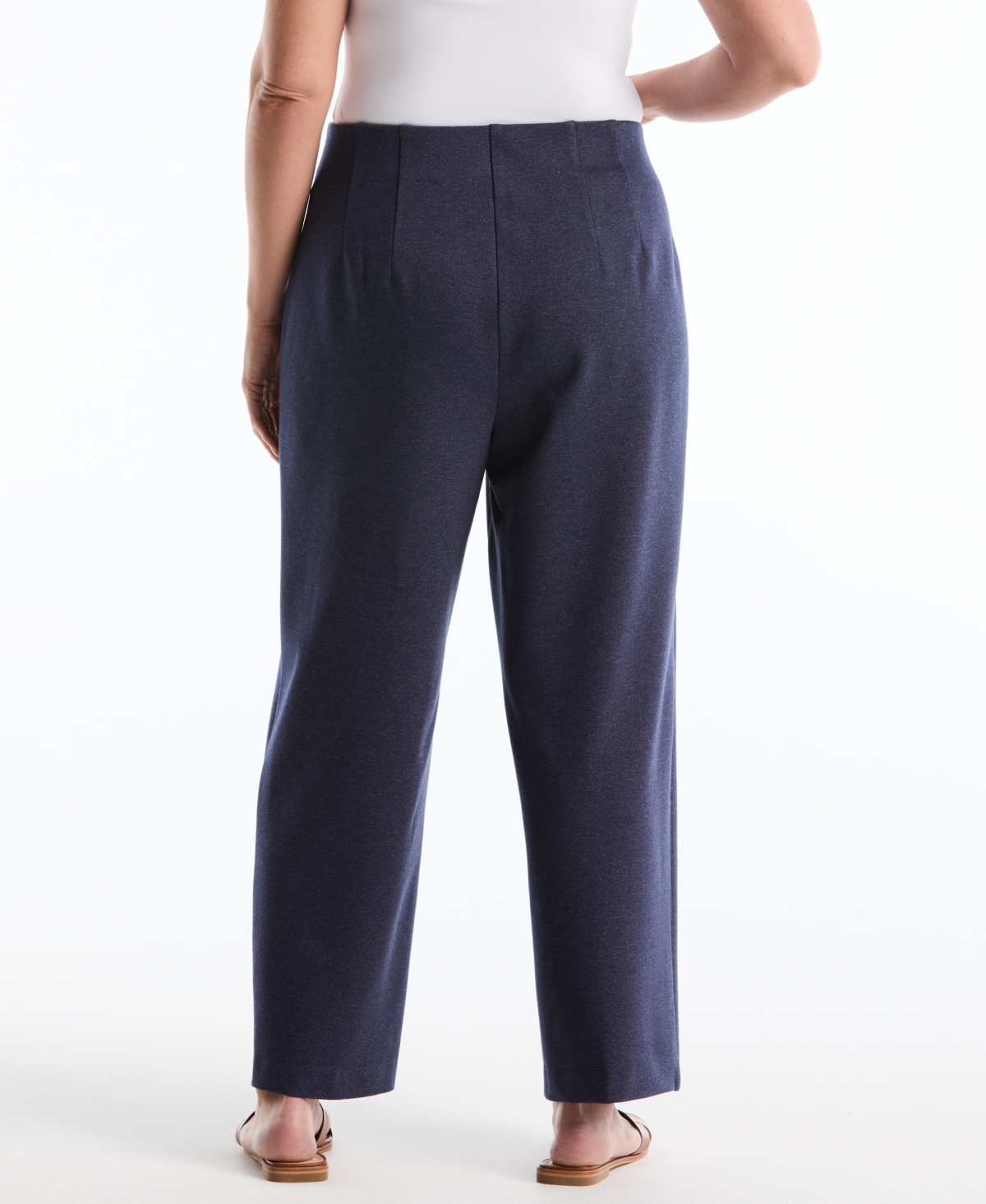 Rafaella Plus Indigo Denim Wide Leg Pants