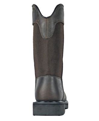 Men's Buck 11 Inch Pull On Steel Toe Work Boot