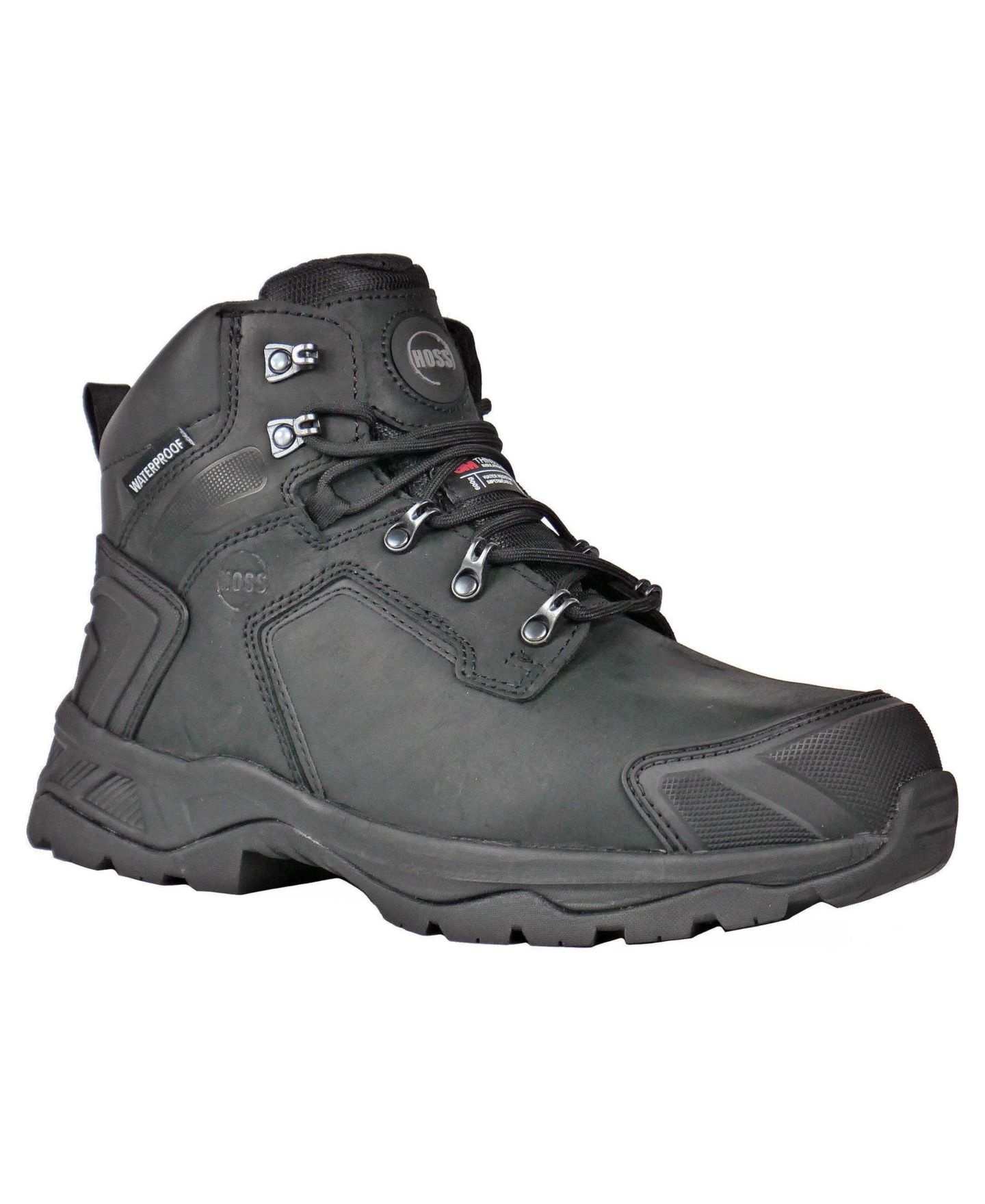 Мужские ботинки Hoss Boot Company Chiller Insulated Composite Toe Waterproof Work Boot, цвет: Чёрный — фото 1