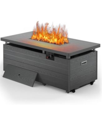 50" Propane Fire Pit Table, 50,000 BTU with Adjustable Flame