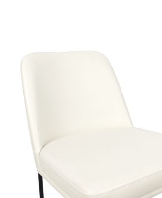 Loft Faux Leather Upholstered Dining Side Chairs, Set of 2