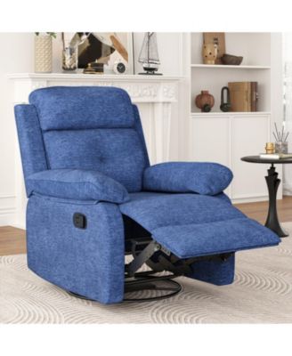 Small Rocker Swivel Recliner Chair for Adults Women for Small Spaces, Bedroom, Living Room