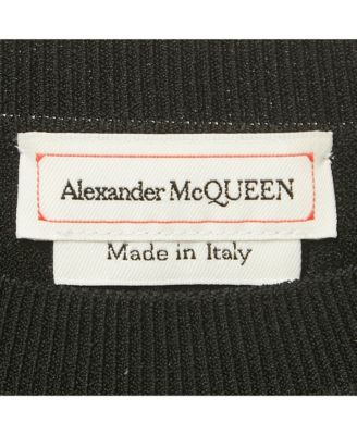 Women's Rib Knit Cut-Out Crop Top