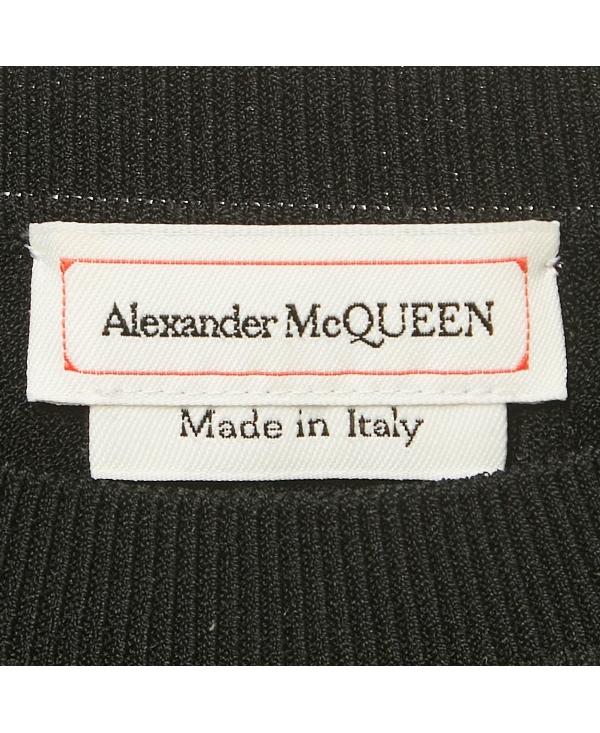 Pre-Owned Alexander Mcqueen Women's Rib Knit Cut-Out Crop Top