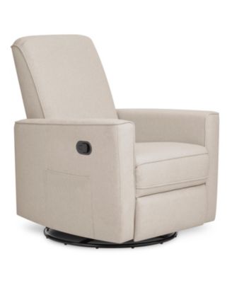 Raleigh Basic Glider Recliner Rocker – 360° Swivel, Smooth Gliding, Manual Recline, Easy-Clean Upholstery, 250 lb Capacity