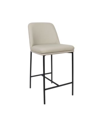 Loft Faux Leather Upholstered Counter Stools, Set of 2