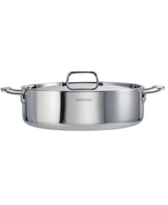 Utsava Tri-Ply Clad Stainless Steel 6.5-Quart Covered Casserole