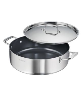 Utsava Tri-Ply Clad Stainless Steel 6.5-Quart Covered Casserole
