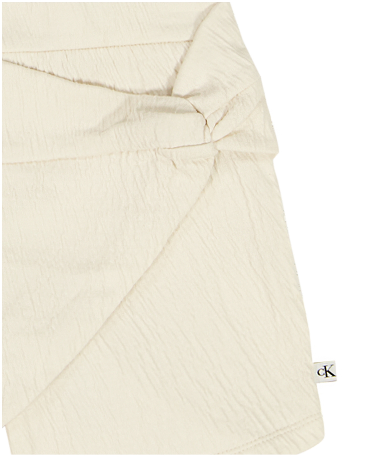 Calvin Klein Girls' 7-16 Elastic Waistband Wrap Skort