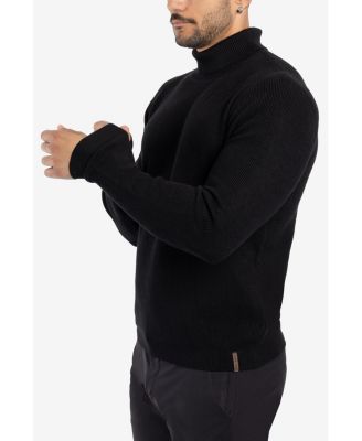 Men's Ribbed Turtle Neck Sweater