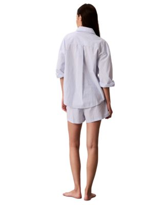 Women's Striped Pull-On Shorts