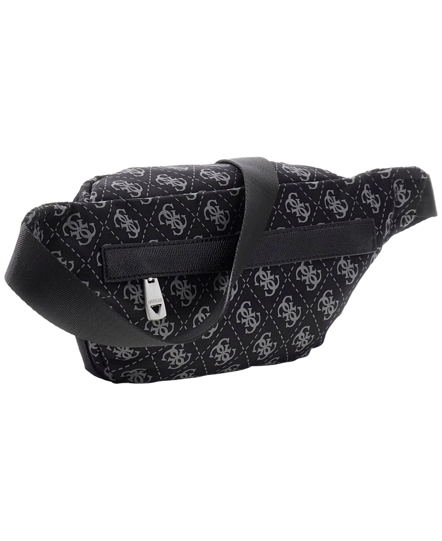 Мужская сумка GUESS Berlin Monogram Detail Bum, цвет: Чёрный — фото 2
