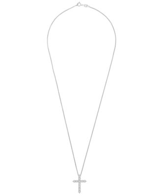 Diamond Pendant Necklace (1/4 ct. t.w.) in Sterling Silver