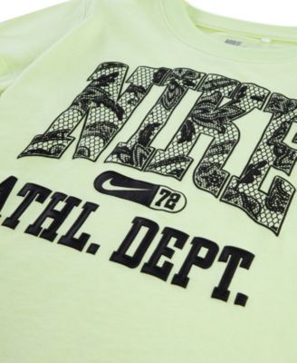 Girls' 4-6X Lace It Up Crewneck T-Shirt and Scooter Shorts, 2-Piece Set