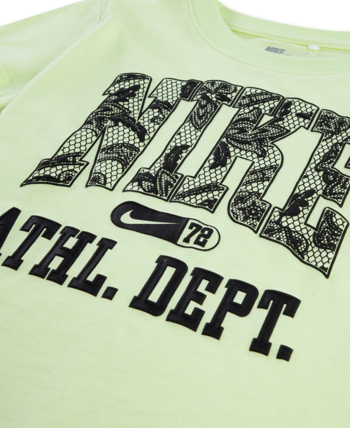 Nike Girls' 4-6X Lace It Up Crewneck T-Shirt and Scooter Shorts, 2-Piece Set