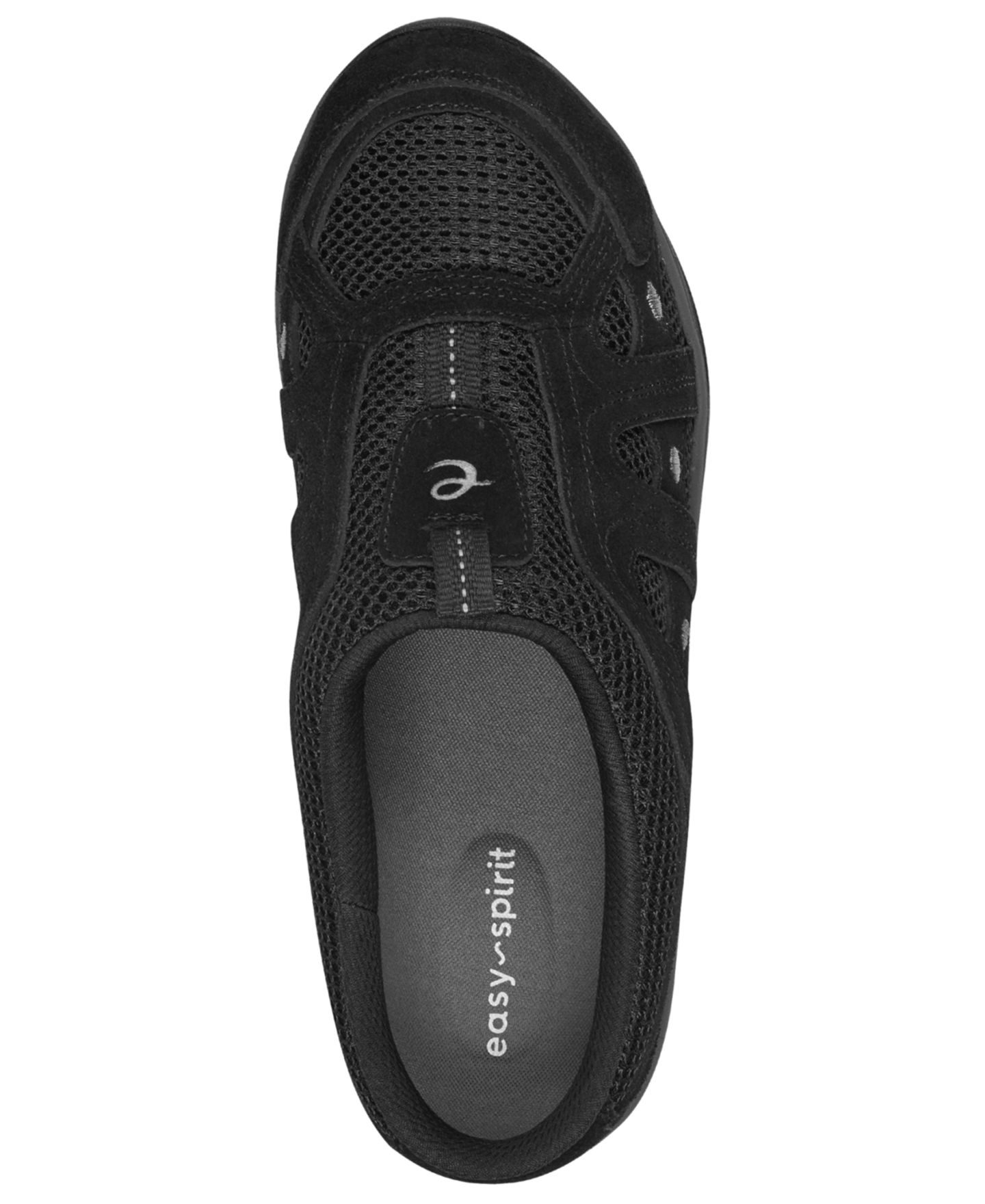 Женские сабо Easy Spirit Emrys Round Toe Casual Slip-On Mules, цвет: Чёрный — фото 4
