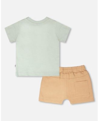 Toddler Boys Cotton T-Shirt and Short Set - Toddler|Child
