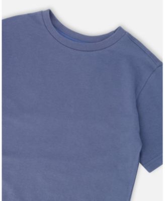 Toddler Boys Cotton Jersey T-Shirt Solid
