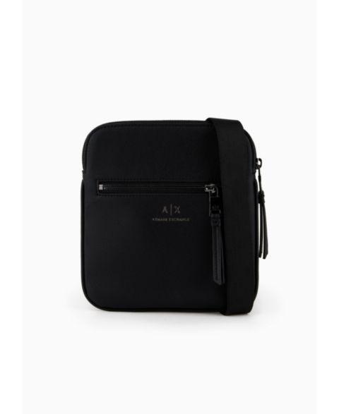 Мужская сумка A|X Armani Exchange Flat External Pocket Crossbody, цвет: Чёрный