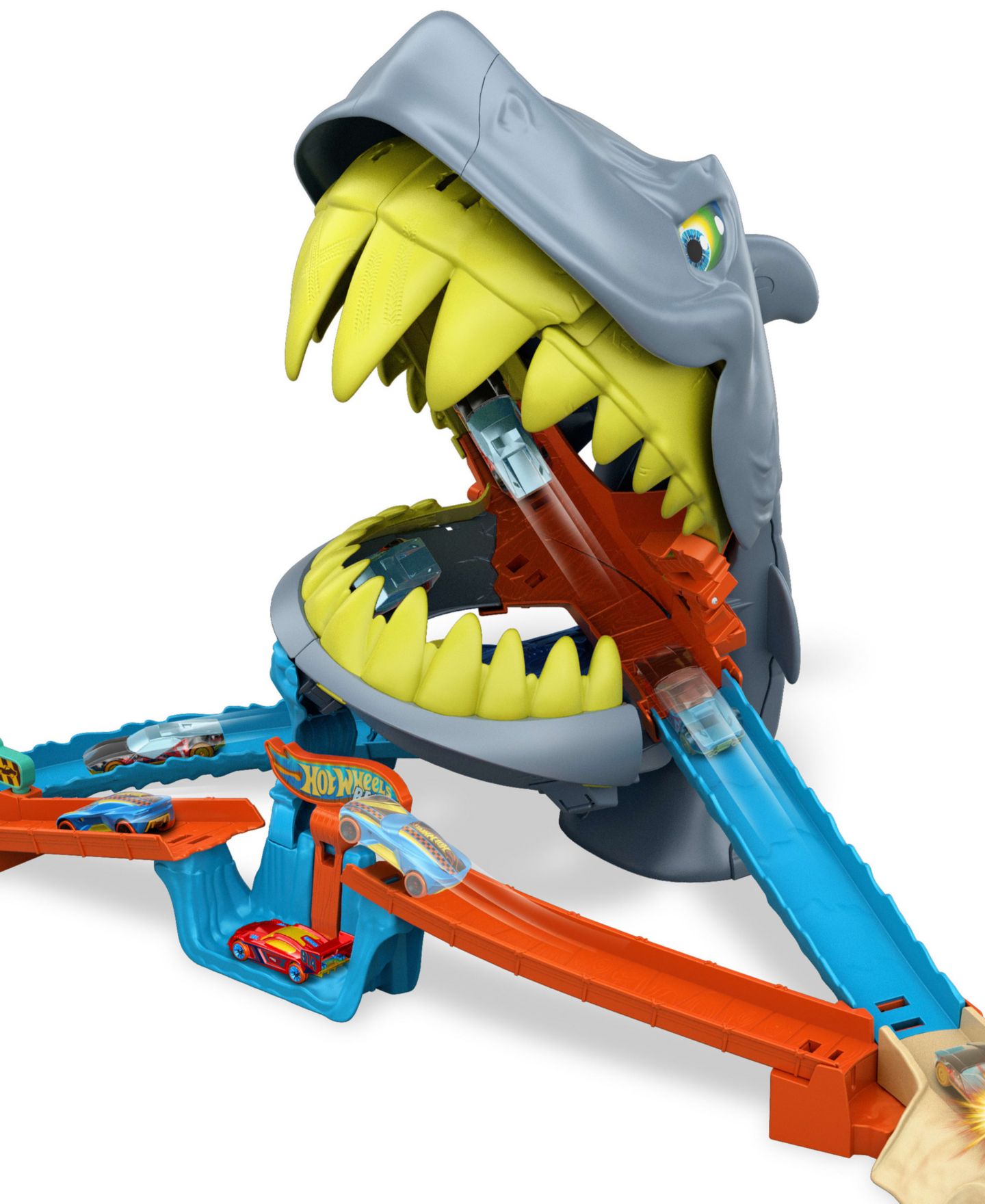 Детский игровой набор Hot Wheels City Shark Chomp Beach Playset — фото 3