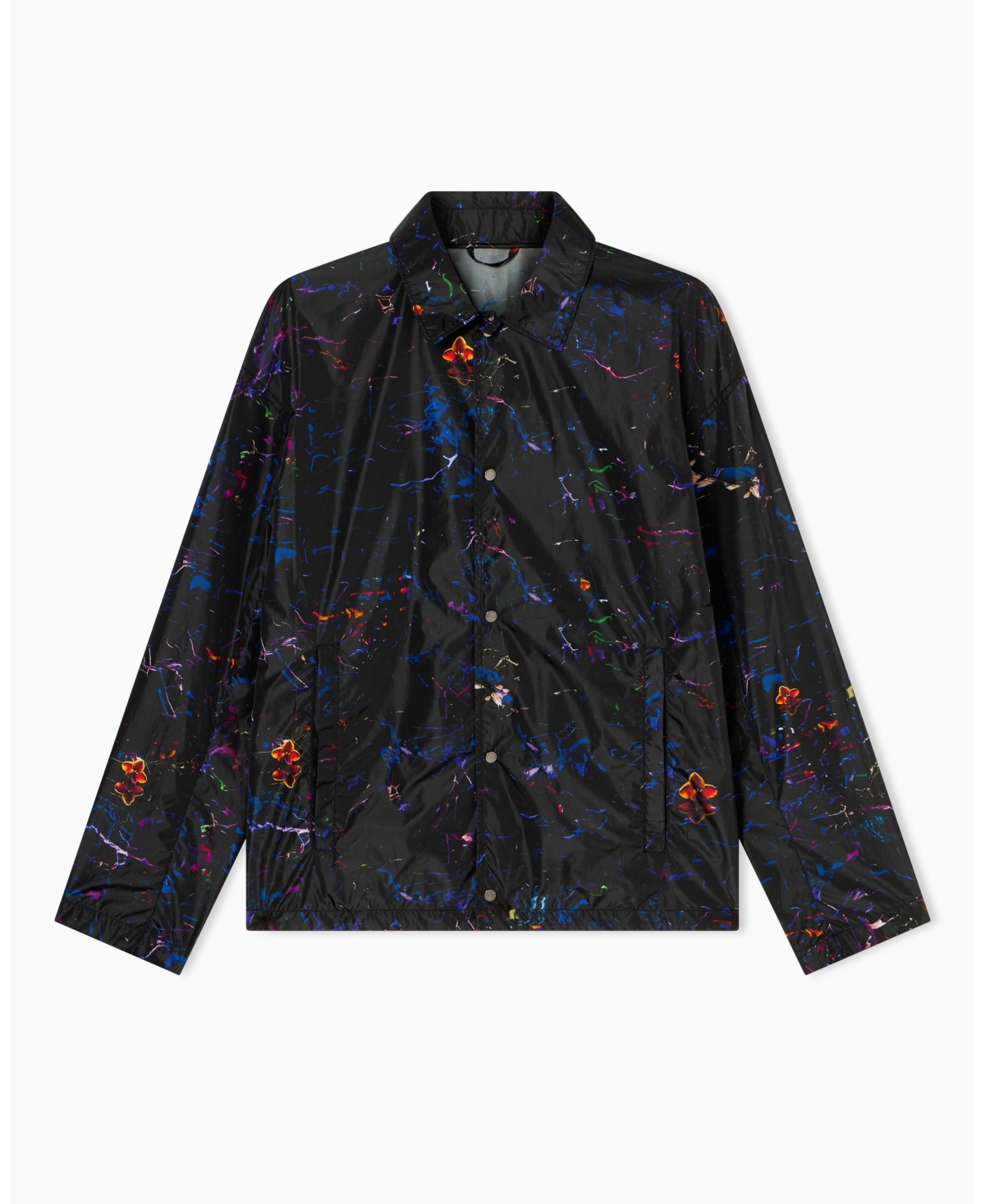 A|X Armani Exchange Men's Nylon Print Floral Jacket