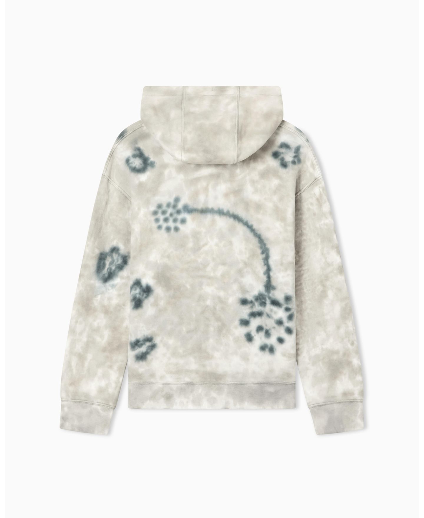 Мужское худи A|X Armani Exchange Tie Dye, цвет: Серый тай-дай — фото 3