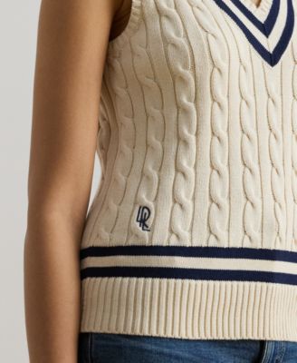 Petite V-Neck Sweater Vest