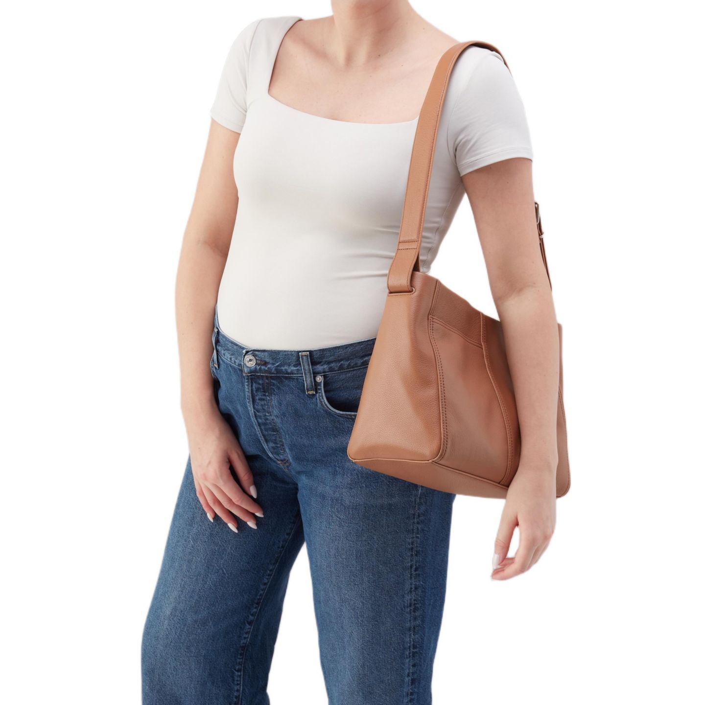 Женская сумка HOBO Render Shoulder, цвет: Коричневый — фото 2