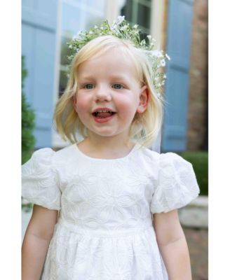 Little Girls Embroidered Floral Dress