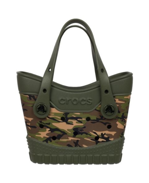 Женская сумка Crocs Micro Classic Camo Tote, цвет: Камуфляжный