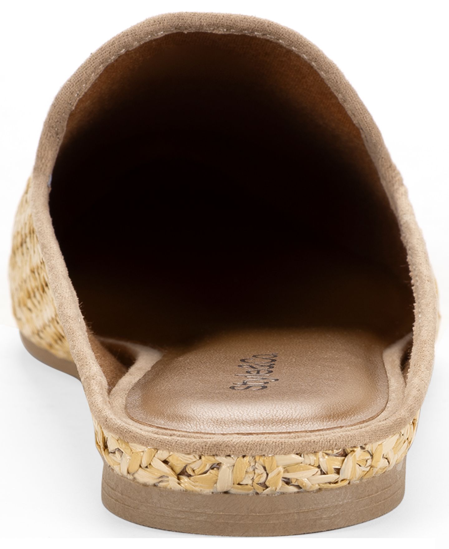 Женские сабо Style & Co Naomii Slip-On Mules, цвет: Бежевый — фото 3