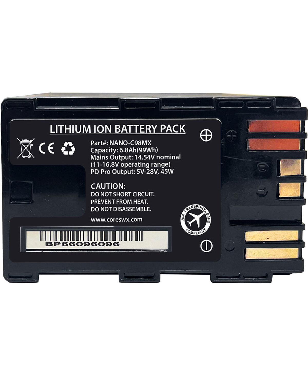 Core Swx Nano-C98MX 98Wh Li ion Bp A Battery with Ring Led Gauge