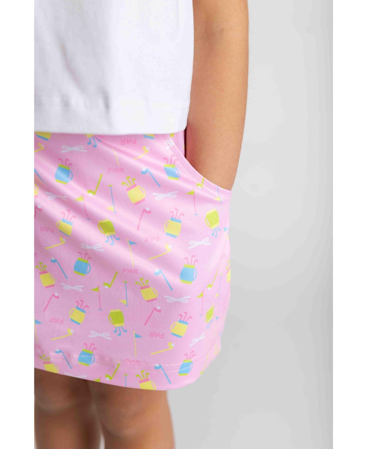 Florence Eiseman Toddler Girls Top And Skort Set With Golf