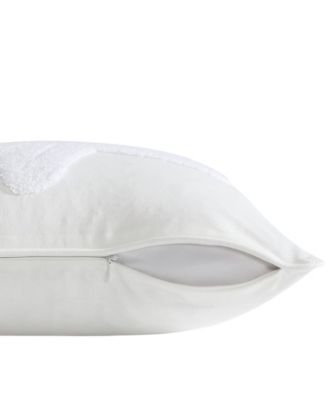 Starfish Loop Embroidered Square Decorative Pillow, 20" x 20"