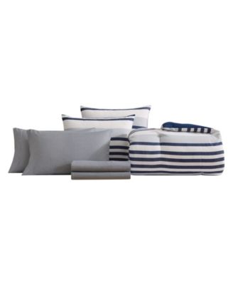 Palm Coast Stripe 5-Pc. Comforter Set, Twin/Twin XL