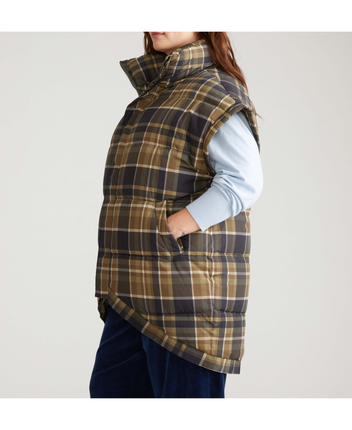 Universal Standard Women's Plus Paparazzi Puffer Vest