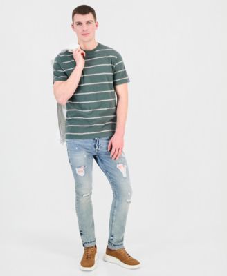 Men's Striped Relaxed-Fit T-Shirt