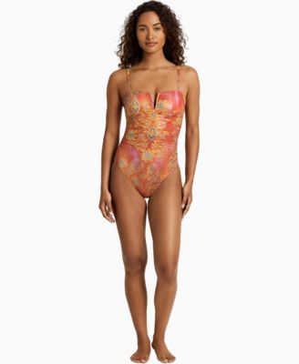 Women's Over-The-Shoulder One-Piece Swimsuit