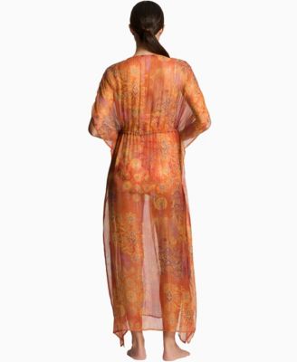 Women's Midi Caftan Swim Cover-Up