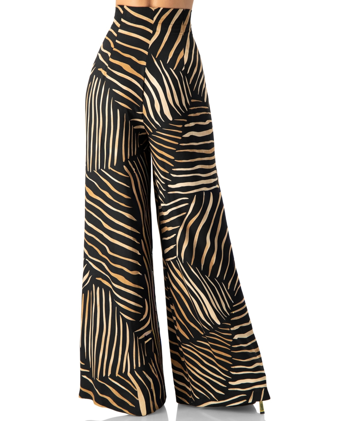 Ivonne Women's Wide-Leg Patterned Trousers