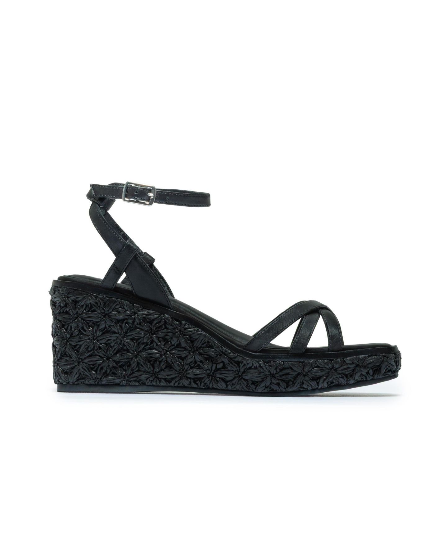 Женские сандалии Bernardo Footwear Cairo Wedge Sandal, цвет: Чёрный — фото 2