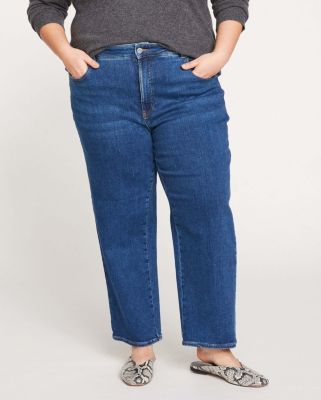 Women's High Rise Straight Leg Jeans 28 Inch